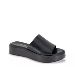 BCBGeneration Black Slide Sandals